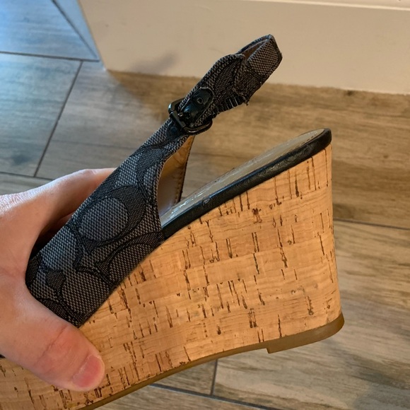 Coach Ferry Peek a Boo Sling Back Platform - Picture 8 of 13